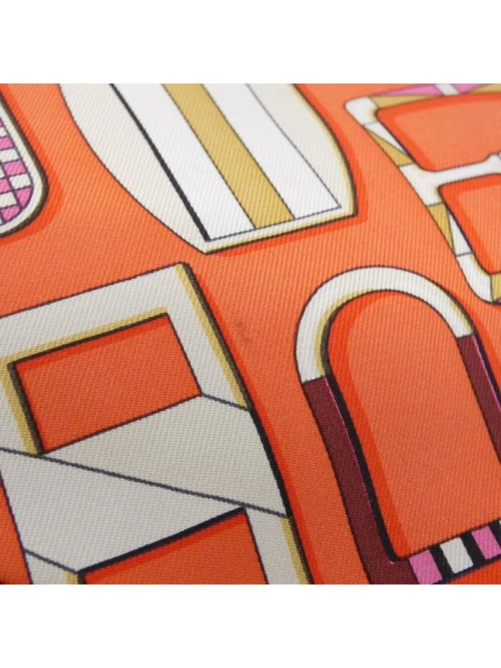 Hermes Carre en Boucles Sursois to Go Pouch
